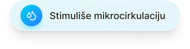 Stimuliše mikrocirkulaciju