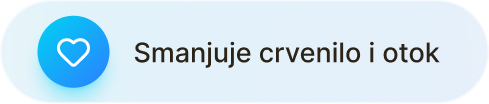 Smanjuje crvenilo i otok